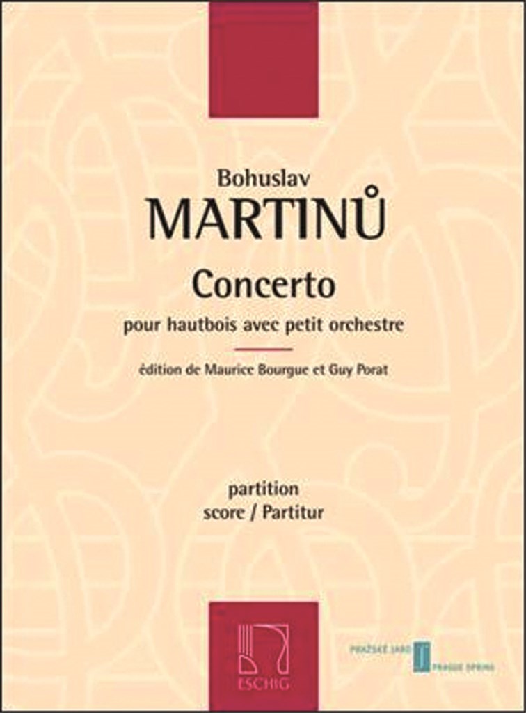 Concerto Pour Hautbois Avec Petite Orchestre